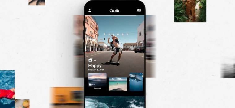 Ulepszona aplikacja Quik nie będzie wymagać kamery GoPro