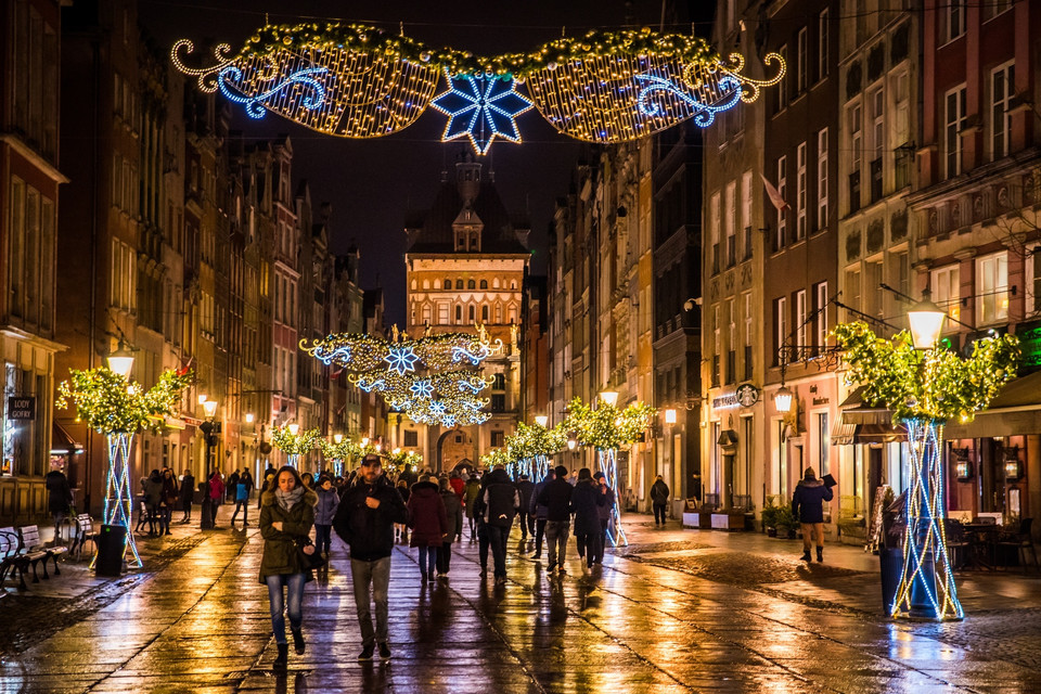 Iluminacje świąteczne w Gdańsku