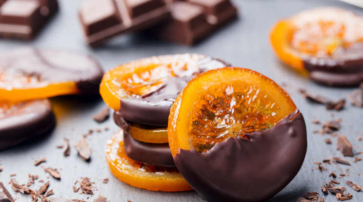 Kandírozott csokis narancs /Fotó: Shutterstock