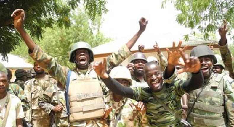 Army clears Boko Haram camp in Duwabafi village in Borno