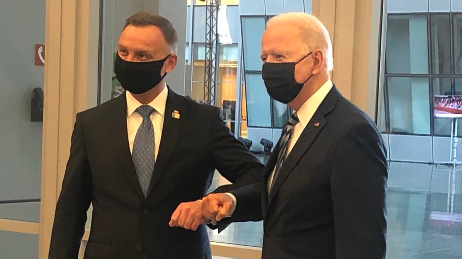 Andrzej Duda i Joe Biden