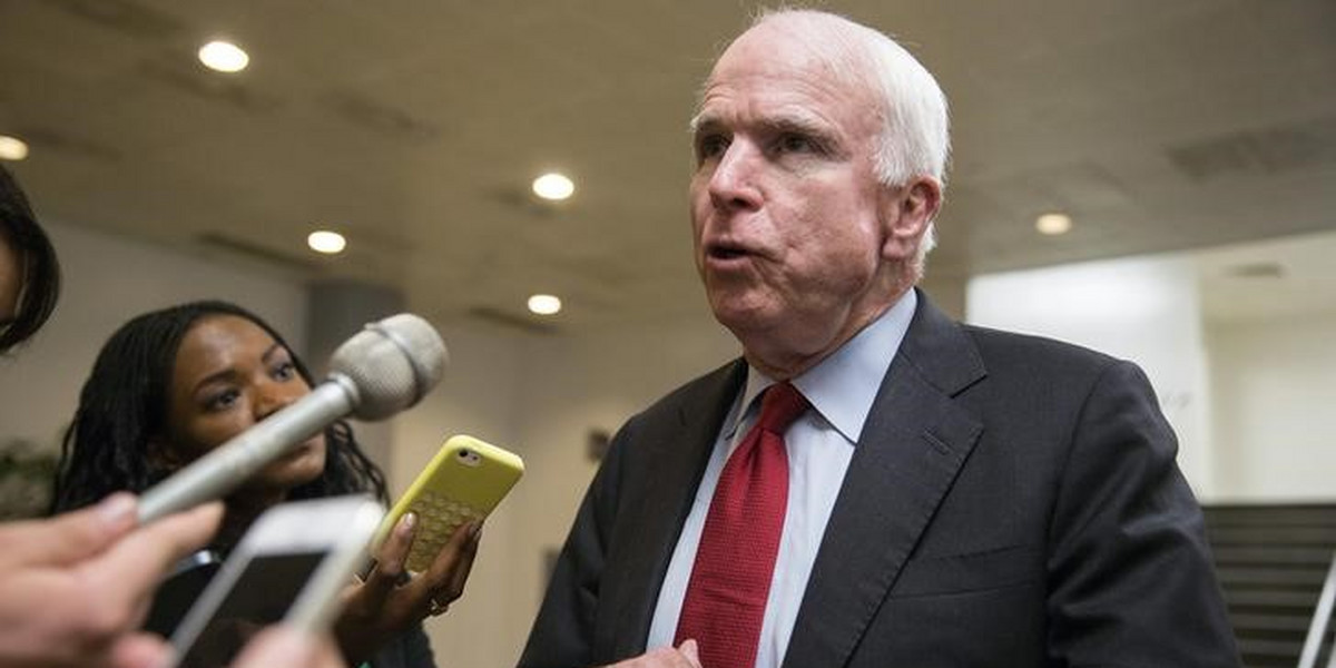 McCain to Trump: I will work to 'codify sanctions against Russia into law' if you try to lift them