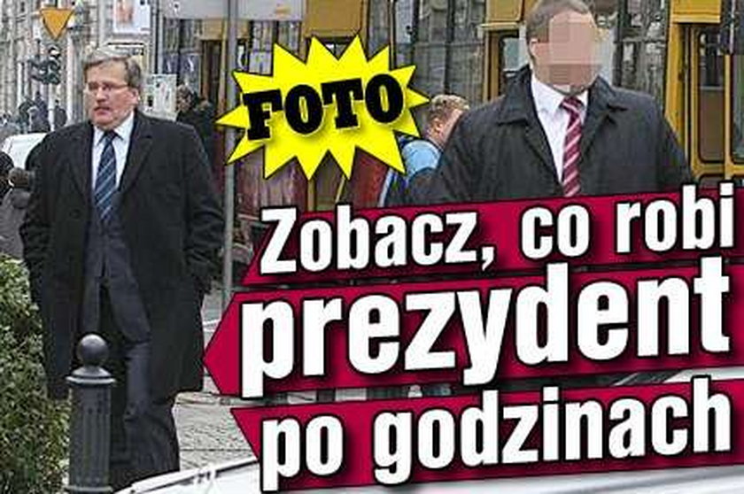 Co robi prezydent po godzinach? FOTO