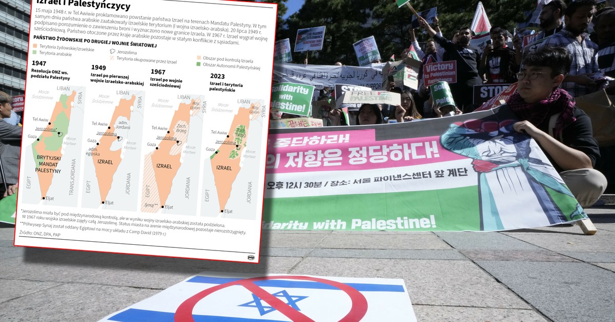 Tak Palestyna znikała z mapy. Oto historia konfliktu na Bliskim Wschodzie