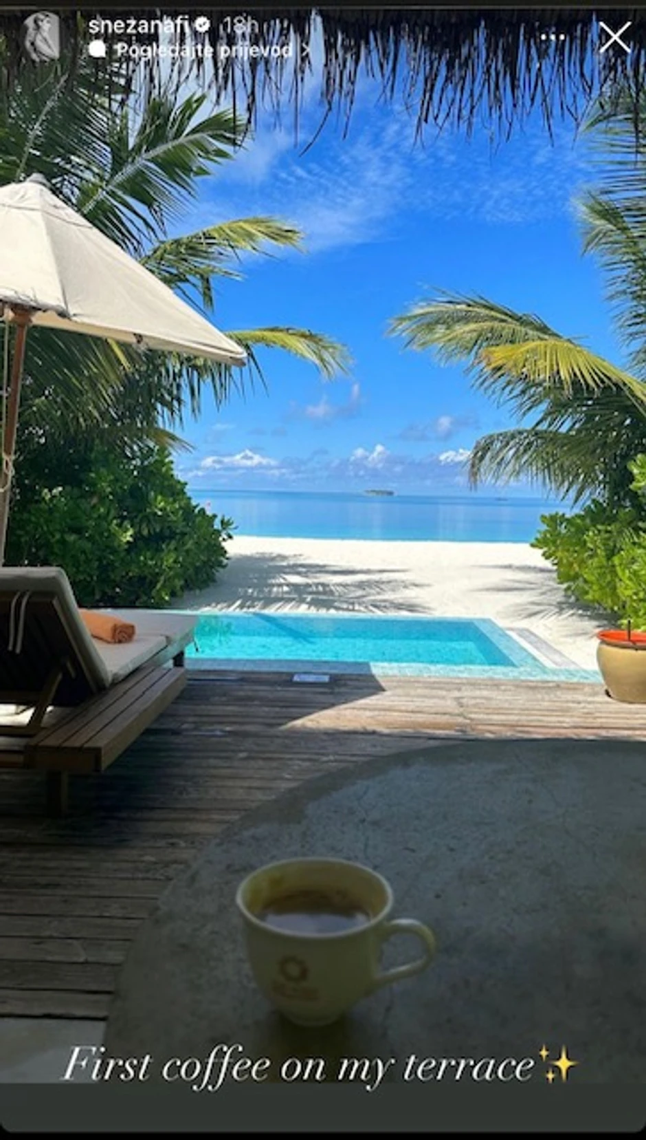 Snežana na luksuznom putovanju