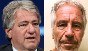 According to the US Senate Finance Committee, Leon Black transferred $170 million to Jeffrey Epstein's accounts.Lucy Nicholson/Reuters, New York State Sex Offender Registry