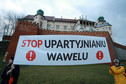 KRAKÓW WAWEL PROTEST (protest na Wawelu)