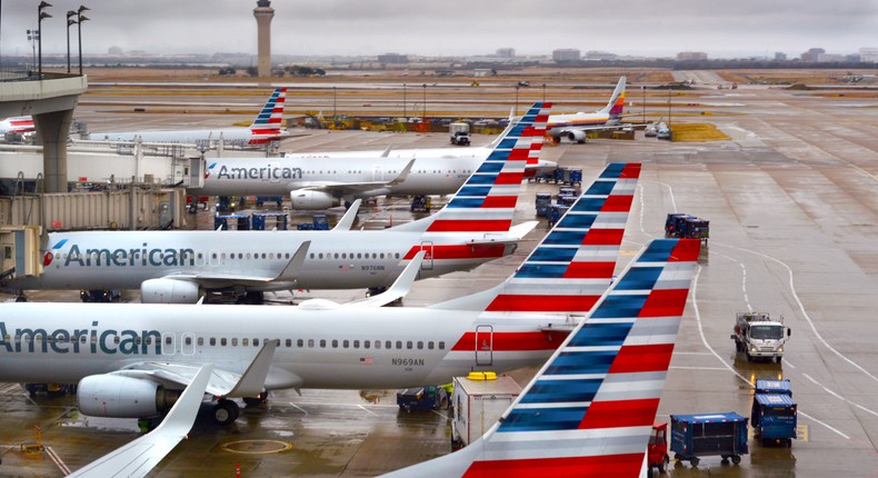 American Airlines planes.