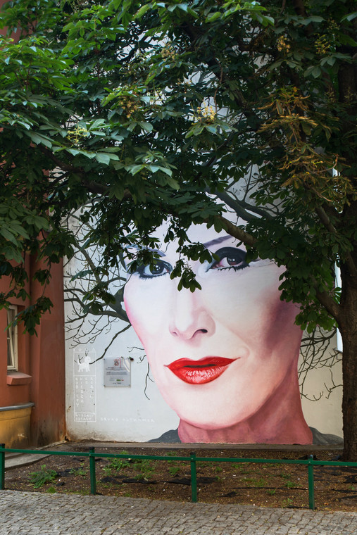 Mural Kory przy ulicy Nowy Świat w Warszawie