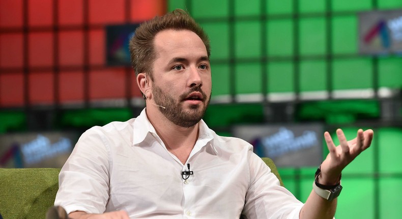 In 2014, Dropbox was valued at about $10 billion. Drew Houston pictured.