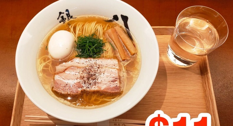 The Chashu Chuka Soba I ordered cost about 1,500 yen, which is about $11.David McElhinney