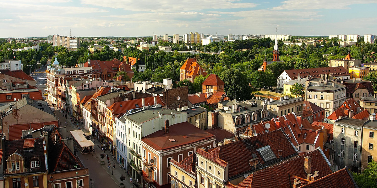 Toruń panorama turystyka