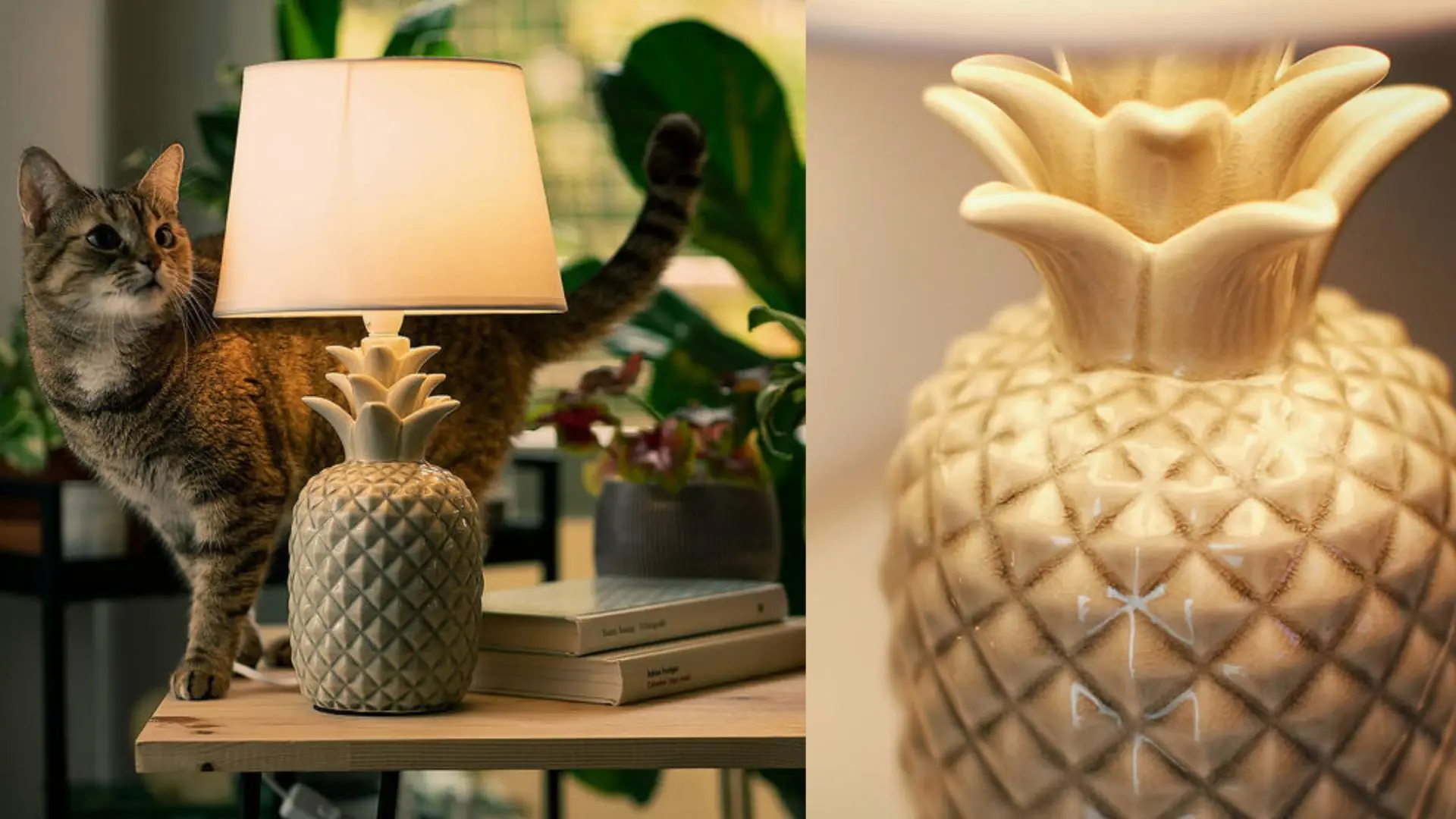 Lampa-ananas to wciąż wnętrzarski bestseller. Wersja z Biedronki wygląda designersko, a jest tania