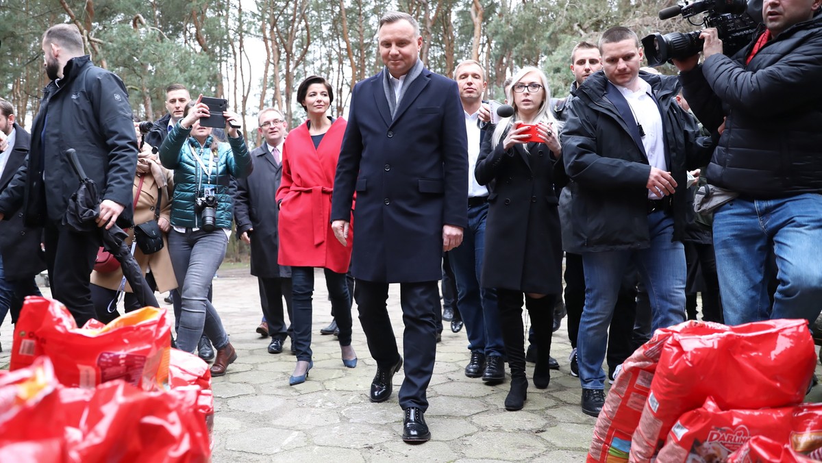 Łowicz: Spotkanie z Andrzejem Dudą. Próba zakłócenia przemówienia prezydenta