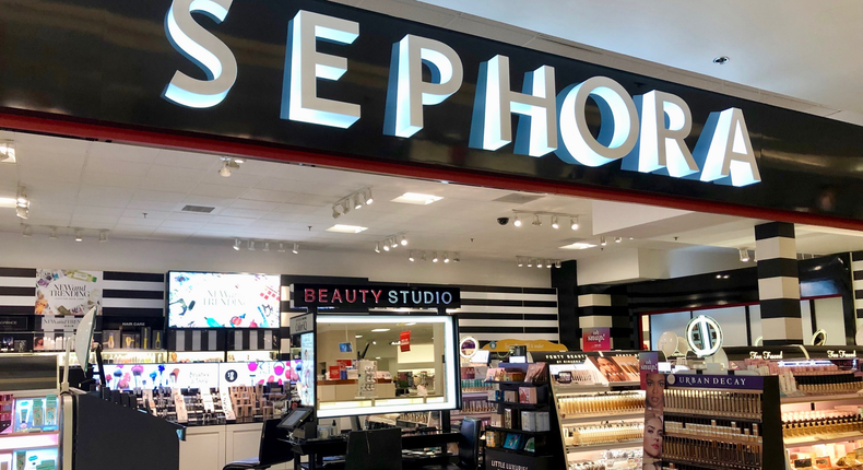 JCPenney Sephora in store