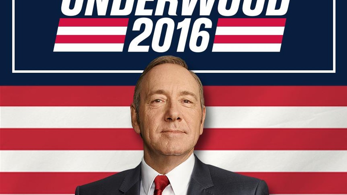 Jeden z plakatów wyborczych Franka Underwooda. Premiera nowego sezonu HoC już 4 marca house of cards