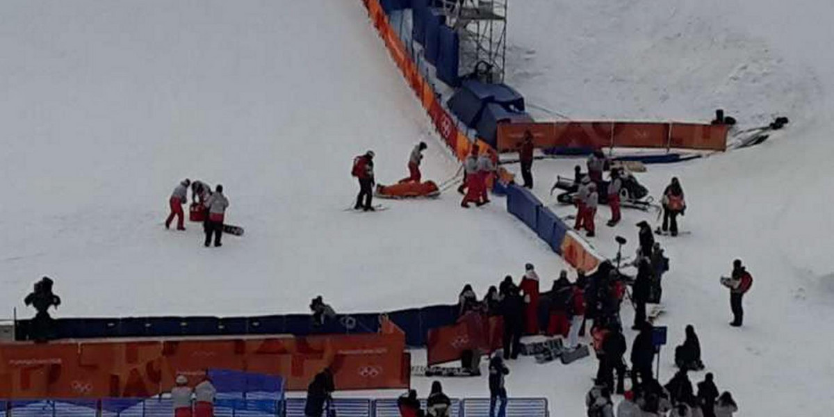 Groźny wypadek przed igrzyskami. Snowboardzistka trafiła do szpitala