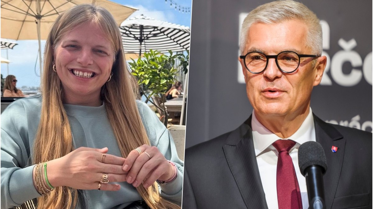 Gwen McMullen a Ivan Korčok. 