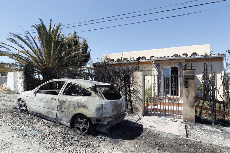 Wielkie pożary w Hiszpanii