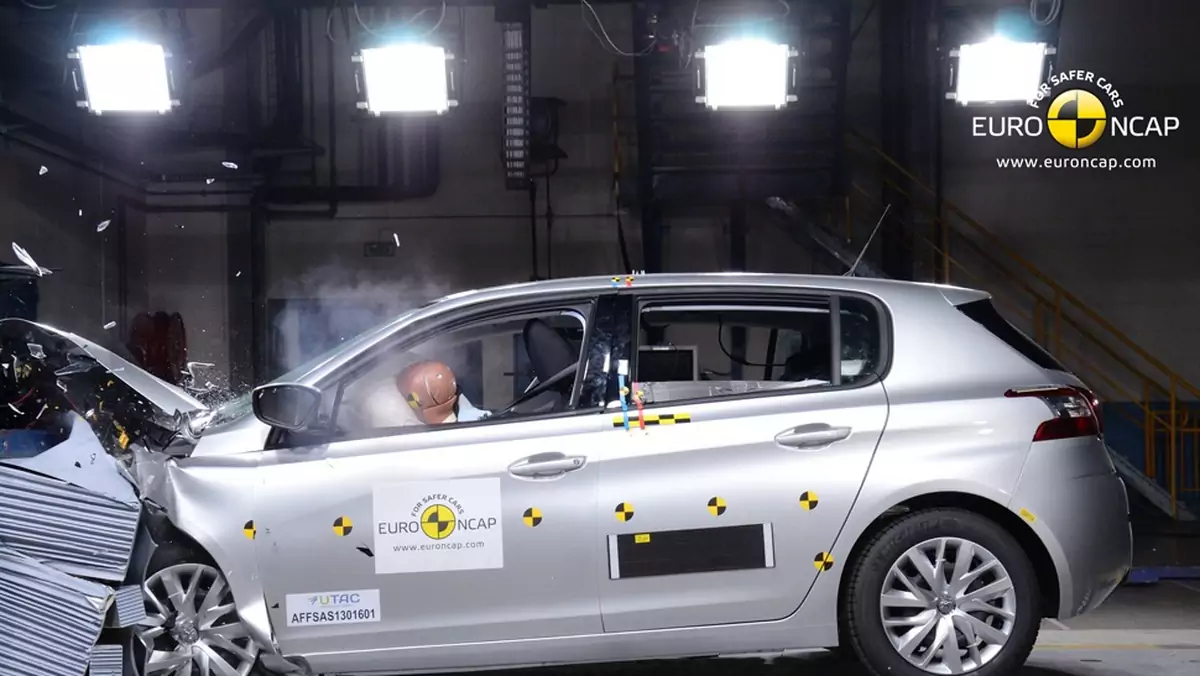 Peugeot 308 w teście Euro NCAP