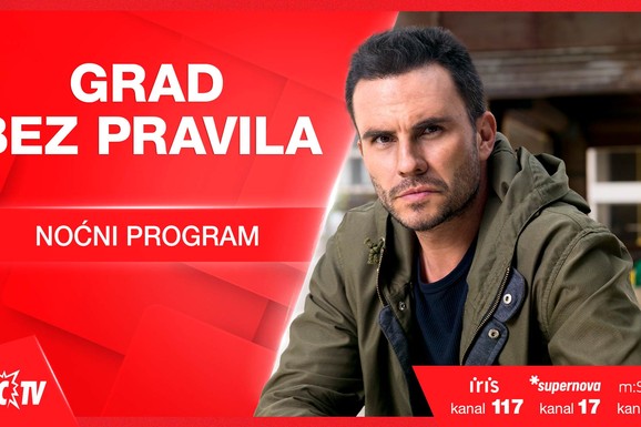 Nastavlja se bogat serijski program na Blic TV: Noćni program rezervisan je za serije "Grad bez pravila" i "Pandur"