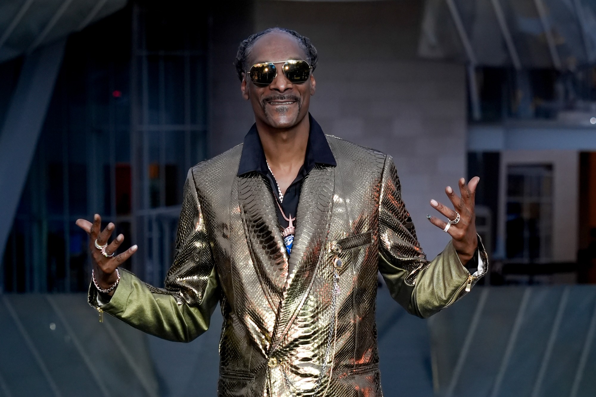 Podujatie Nadácie Louisa Vuittona pred OH 2024: Snoop Dogg.