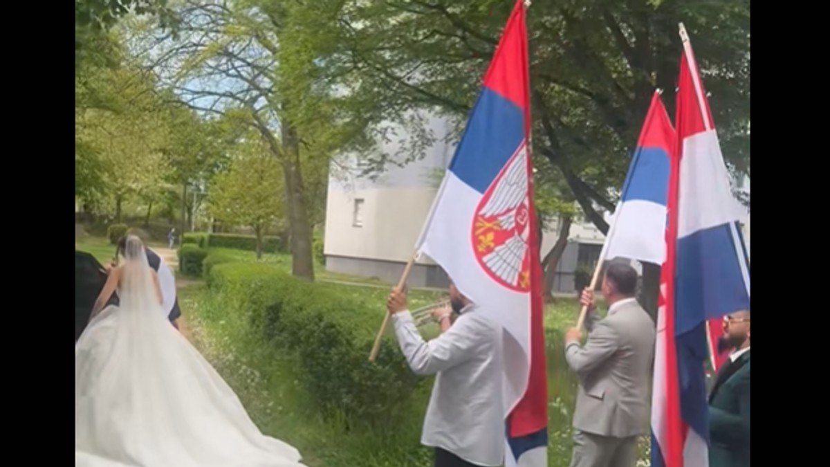 Srpsko- hrvatska svadba u Frankfurtu