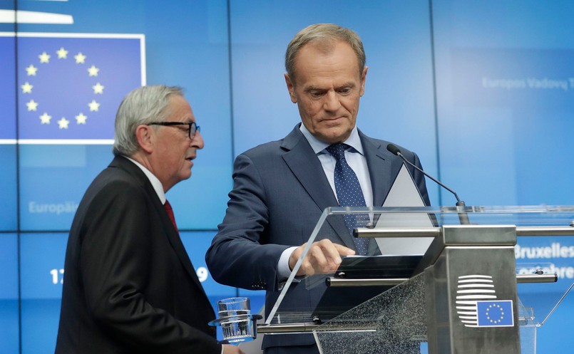 Donald Tusk i Jean-Claude Juncker