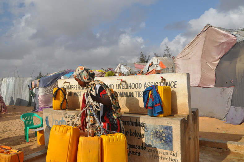 W Somalii PAH zapewnia przede wszystkim dostęp do wody w obozach dla uchodźców wewnętrznych