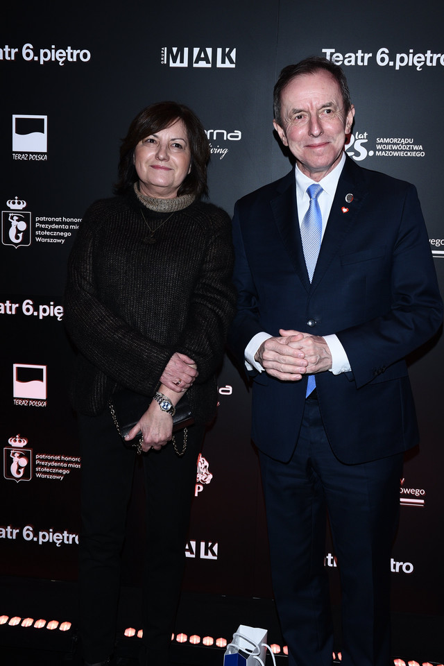 Tomasz Grodzki z żoną