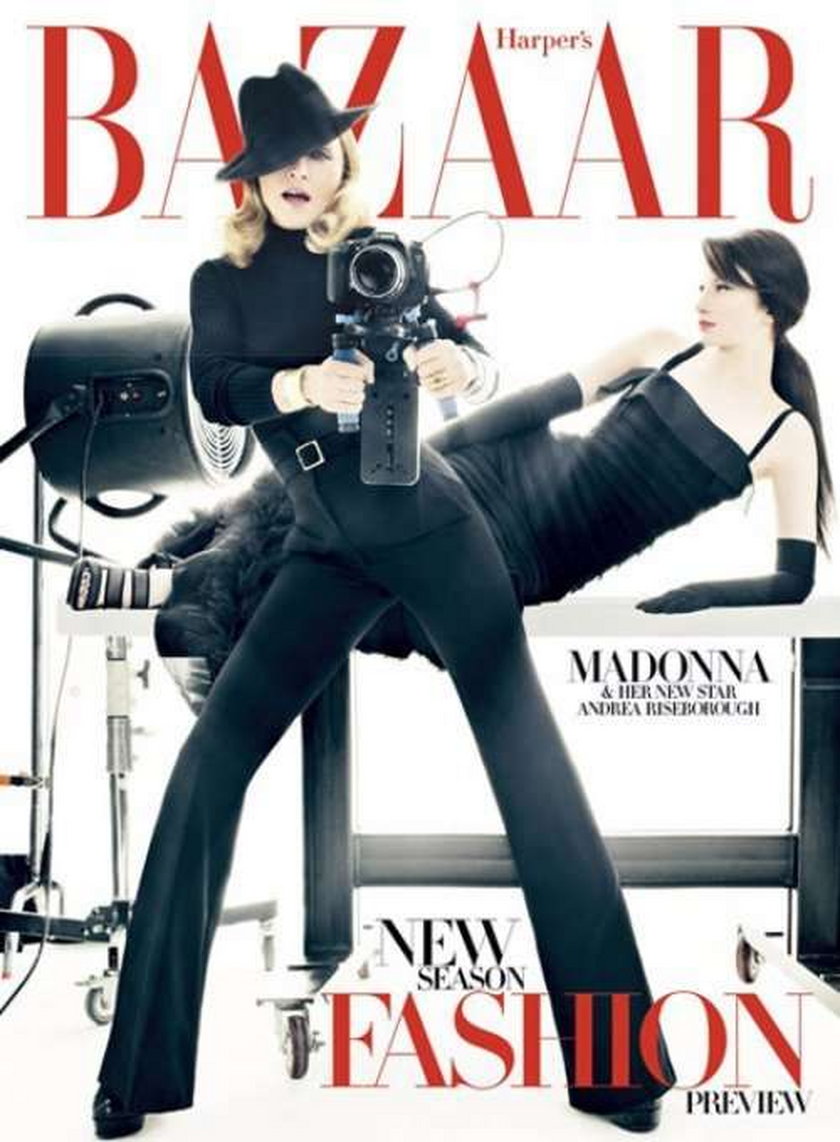 Madonna, Andrea Riseborough - Harper's Bazaar