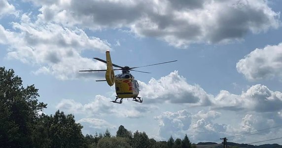 Wypadek podczas prac leśnych w Bruśniku