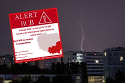 Alert RCB dla sześciu województw. Ostrzeżenie przed burzami
