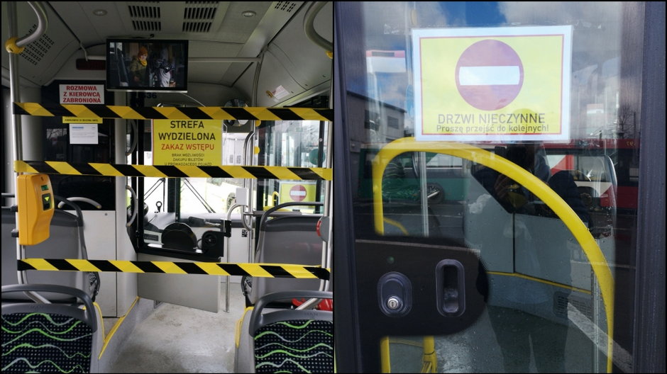 Strefa bezpieczeństwa w autobusach MZK