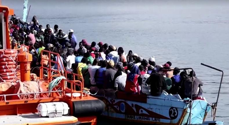 Plus de 160 migrants secourus au large de Grande Canarie, le 4 septembre 2023 Crédit Reuters