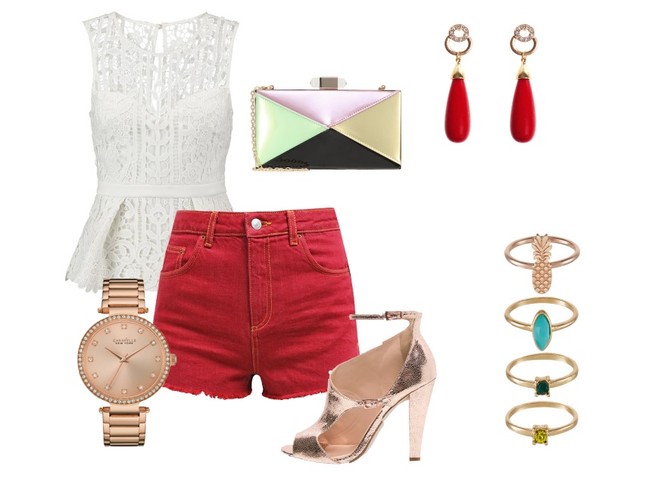 Eleganckie STYLIZACJE z dżinsowymi szortami