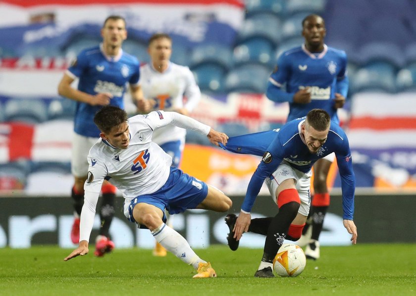 Lech Poznań przegrał z Glasgow Rangers