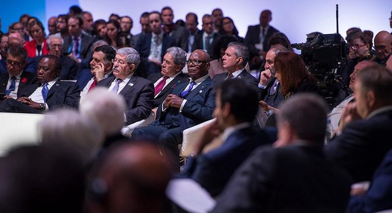 World leaders at Paris Peace Forum