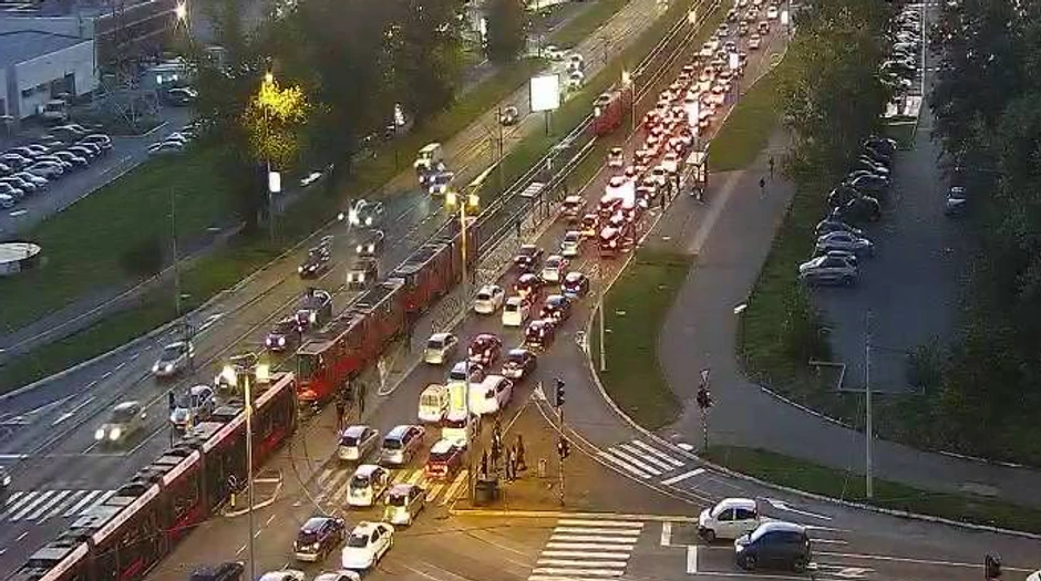 Gužva u Ulici Jurija Gagarina