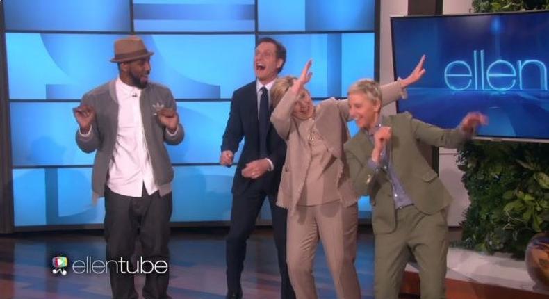 Hillary Clinto do dab dance on Ellen DeGeneres Show