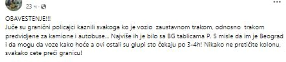 obaveštenje  grčka info