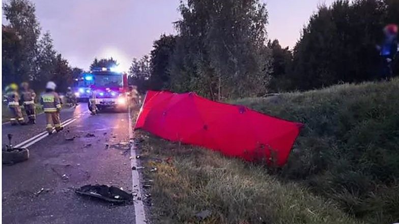 Śmiertelny wypadek pod Barczewem