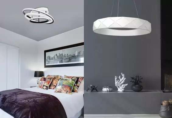 Nowoczesne lampy sufitowe LED: pięć przepięknych i funkcjonalnych