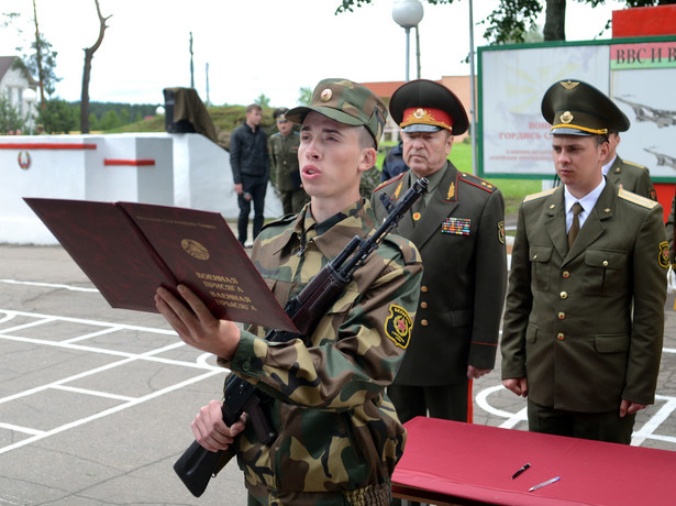 Białoruś wojsko armia Mińsk