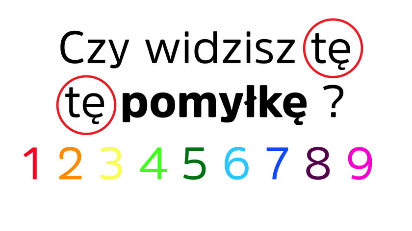 Wiesz gdzie ukryty jest błąd?