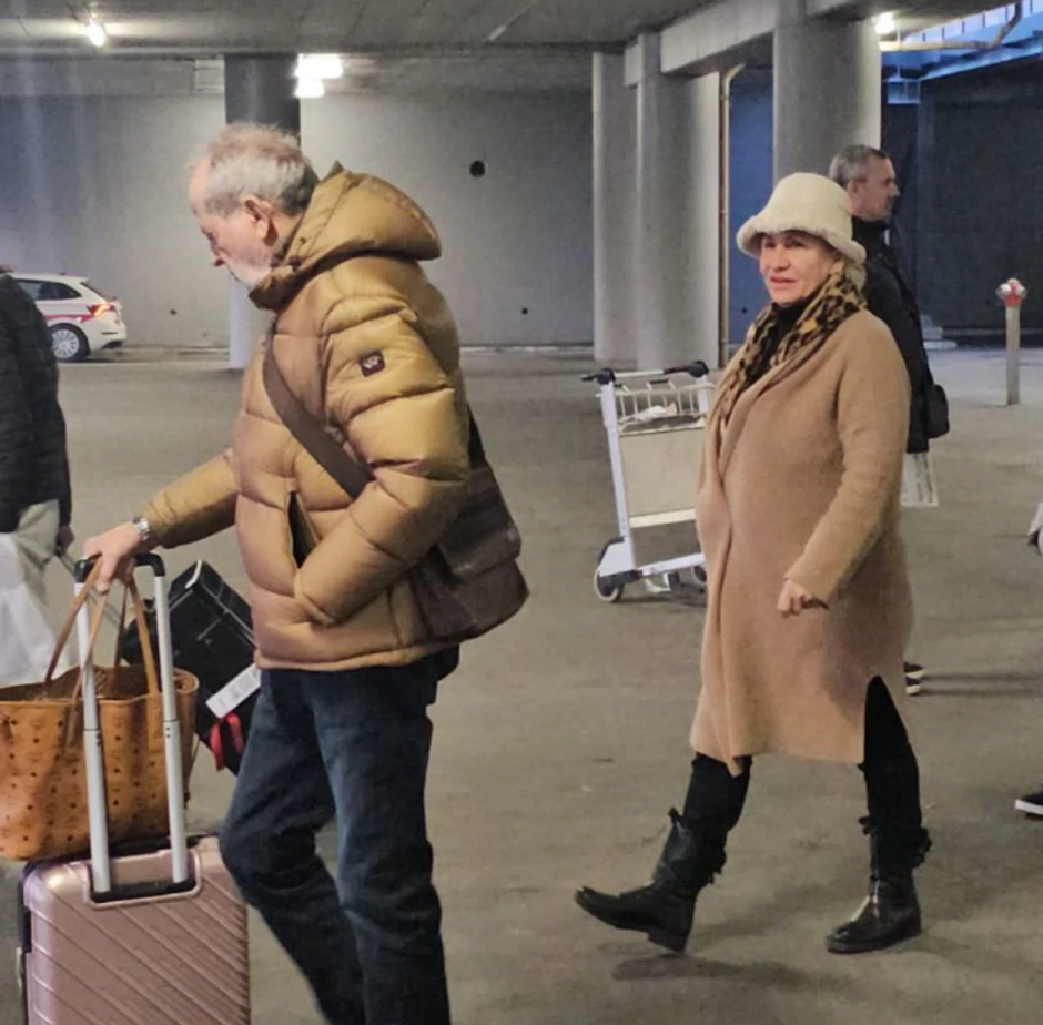 Vesna Zmijanac na aerodromu