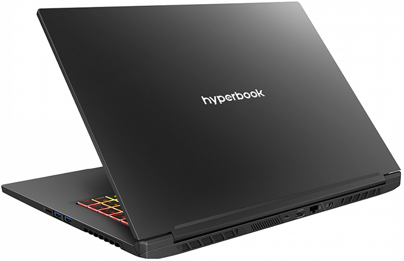 Hyperbook Pulsar V17 – tył laptopa 