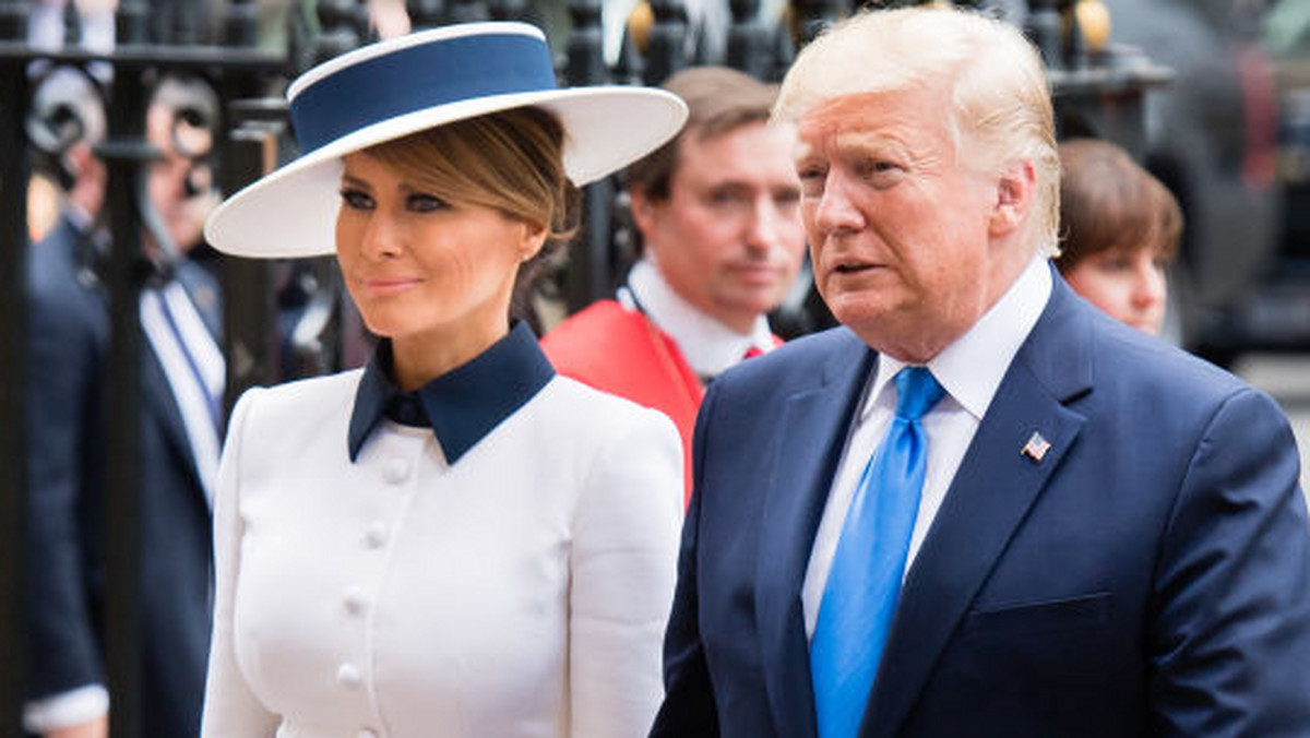 Donald i Melania Trump w Wielkiej Brytanii