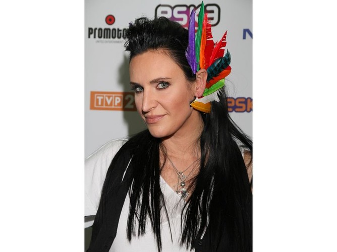 …a przede wszystkim fantazyjny i bardzo barwny pióropusz