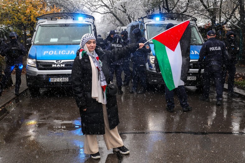 Propalestyńska manifestacja odbyła się bez jakichkolwiek incydentów